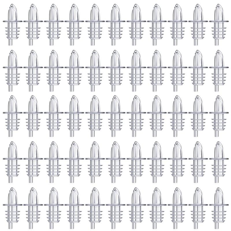 A25F-Liquor Bottle Pour Spouts Pour Spouts Plastic Spouts For Coffee Shops And Home (Clear) Liquor Bottle Pourers Bottle Pourers прозрачный