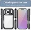 For iPhone 17 Pro Case For Apple iPhone 17 Air iPhone 17 Pro Max Cover TPU Clear PC + Silicone Shockproof Protective Phone Cover