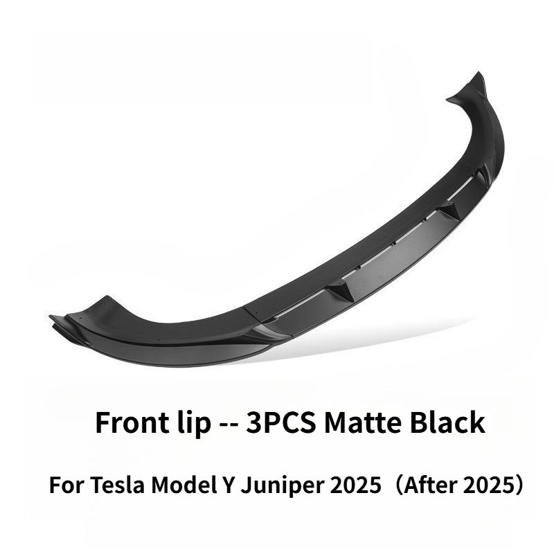 Front Fog Lamp Spoiler for Tesla Model Y Juniper 2025+ Front Bumper Wind Knife Spoiler Trim ABS Car Modification Accessories