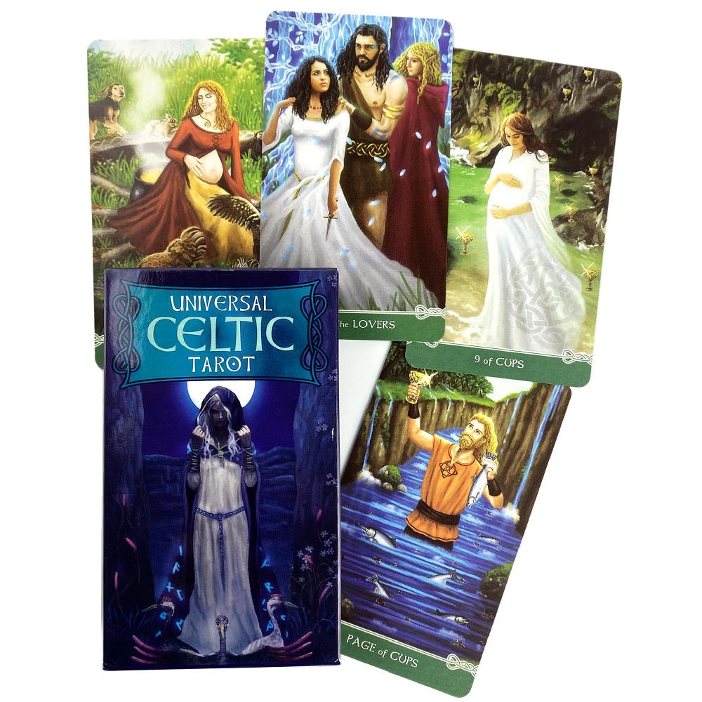 New Tarot Deck Oracles Cards Mysterious Divination Universal Celtic Tarot Cards For Women Girls Cards G