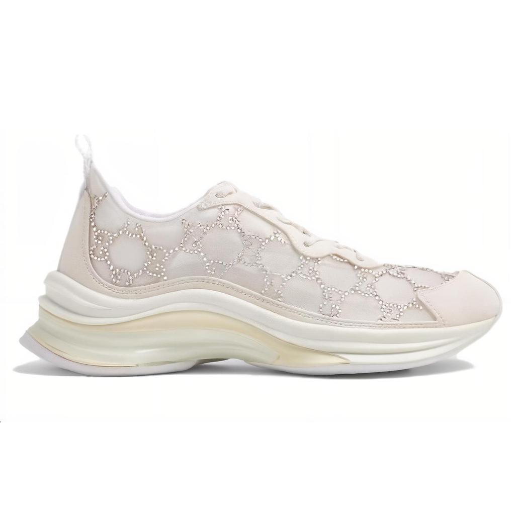Gucci Wmns Run Sneaker 'GG Crystal - White' Women's 758088 FACG4 9086