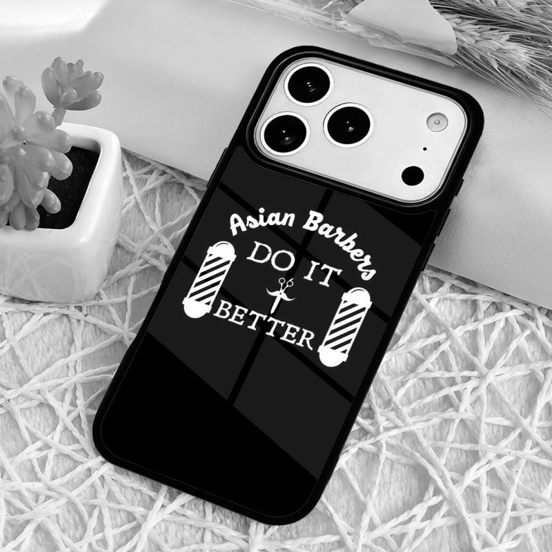 Love Barber Life Phone Case for iPhone 17 Air 16 15 11 12 14 13 Pro Max Shockproof Cover