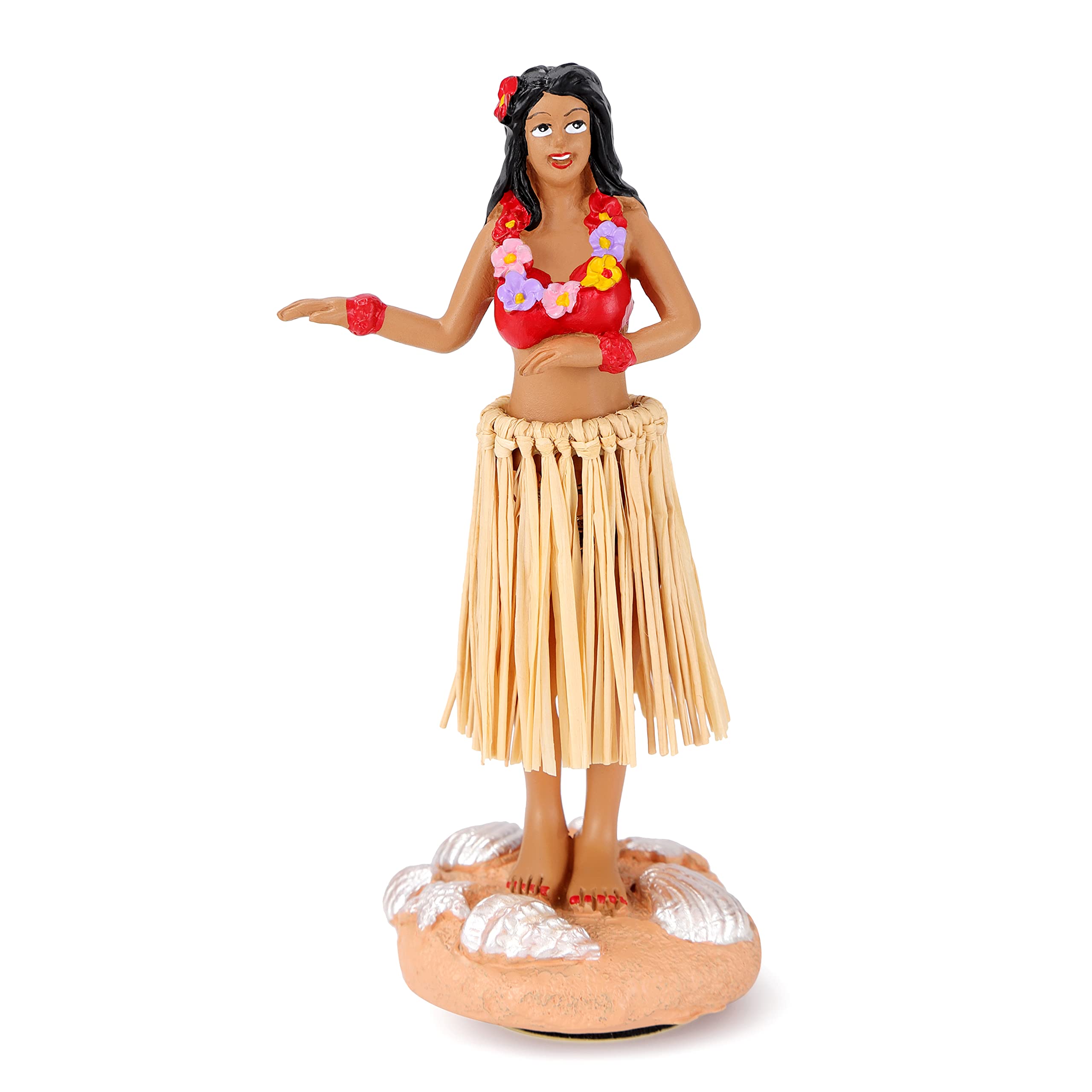 

BCSmyer Dancing Hula Girl Dashboard Bobblehead for Driver Dashboard Decoration Collection Figurine Home Decor Gift Mini Size Doll Hula Dancer Inches
