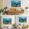 5D DIY Diamond Painting Dolphins and Wind Chimes Diamond Embroidery Cross Stitch Kit Full Rhinestone Mosaic Home Decor Gift