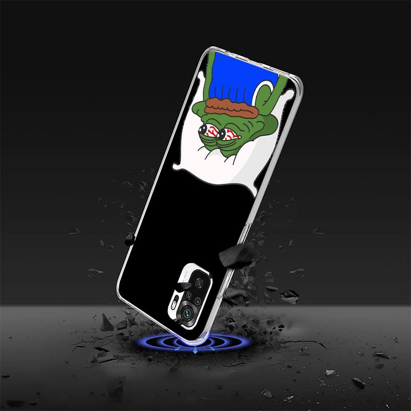 Cute Frogs Party Sad Pepe Phnoe Case for Phnoe Case for Xiaomi Redmi Note 15 14 14S 13 Pro Plus 12 12S 11S 11E 10S 10 11T 5G Uni