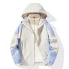 Outdoor Mountaineering Suit Jacket Three-in-one Detachable Wind-proof Waterproof Female Coat Couple Fleece Two-piece Suit