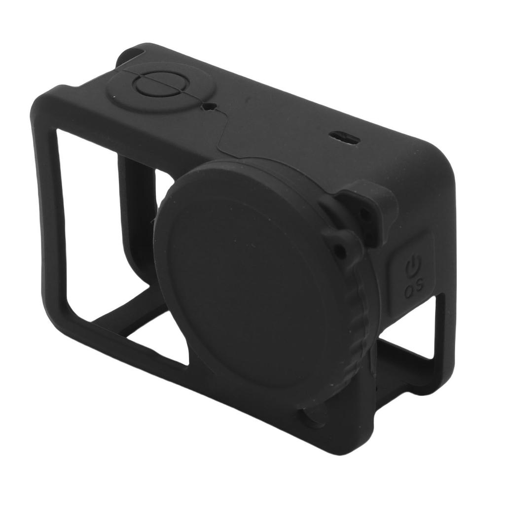 Silicone Protective Case Fit For ACTION 6 Sports Camera Drop Protective Sleeve Soft Skin Case Cover Lens with Lanyard