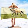 Horses Print Super Soft Beach Towels Oversized Microfiber Bath Towels Quick Dry Absorbent Towel for Adults Men Women Boy Girl