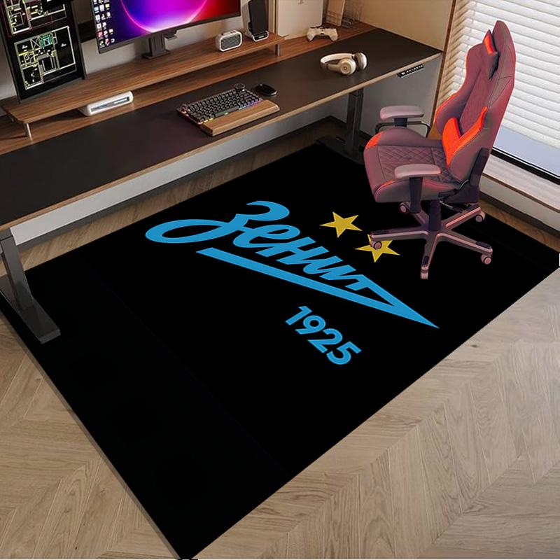 Football Club Emblem Printed Area Rug for Office, Chair Rug, Decorative Carpet Floor Mat, Large Size Fan gifts Christmas gifts