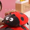Ladybug Cushion Skin-friendly Breathable Fine Workmanship Decor Stuffed Ladybird Bee Pillow for Home
