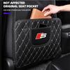 Car Seat Back Anti Kick Pad Leather Scratch Mat Logo For q2 SLine S1 S2 S3 S4 S5 S6 S7 S8 SQ2 SQ3 SQ4 SQ5 SQ8 Car Accessories
