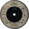 7inch Record RALPH CARTER  When Youre Young And In Love 6167196 Mercury 1975 UK SoulFunk Used
