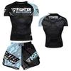 Breathable Quick Dry Cycling Jersey Set Men Women MMA Boxing Training Gym Workout Activewear