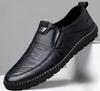 Spring Autumn New Men'S Leather Shoes Business Soft Soled Casual Footwear Fashion Versatile Flat Comfortable Light Male Shoes