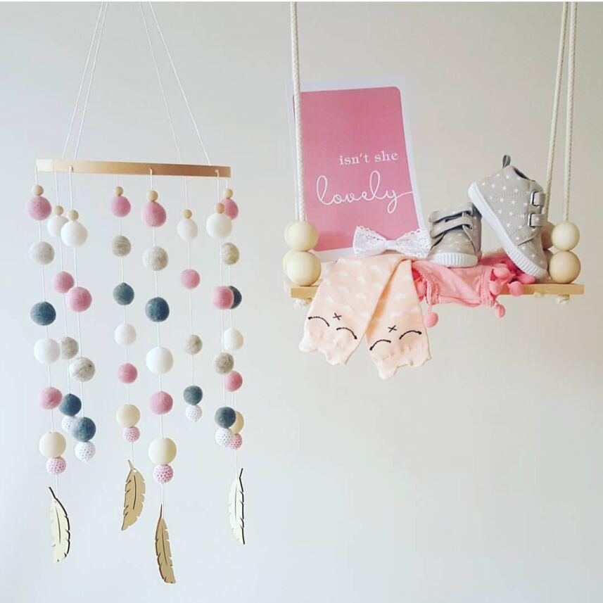 Nordic Tassel Wind Chime: Bedside Bell & Children's Room Decor – Perfect for Living Room, Shop Display, and Photography Props E18.