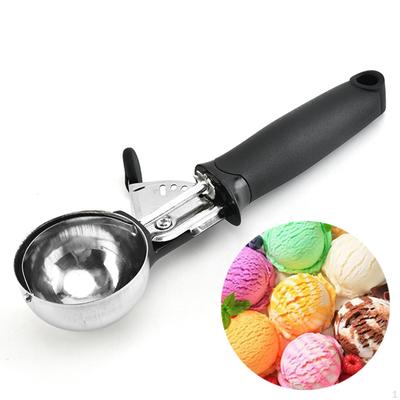 Eisschaufeln Nicht-Hersteller Bequemer Griff Tragbarer Kekslöffel für Melonenbälle Delikatessen Muffins
