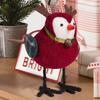Santa Claus Bird Christmas Ornament - Cute Standing Festival Decoration