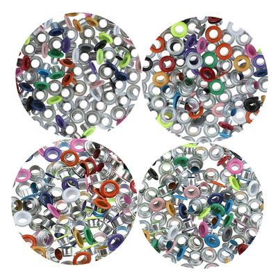 Giyim Leathercraft Scrapbooking Bezeme için 100 adet Metal Kuşgözü Toka