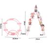 Iron Art Dessert Display Rack Pink/white European Style Figure Display Stand Garage Kits Storage Rack