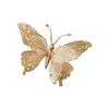25Cm Sparkling Butterfly Christmas Tree Ornament Handmade Plastic Mesh Elegant Holiday Home Party Decorations
