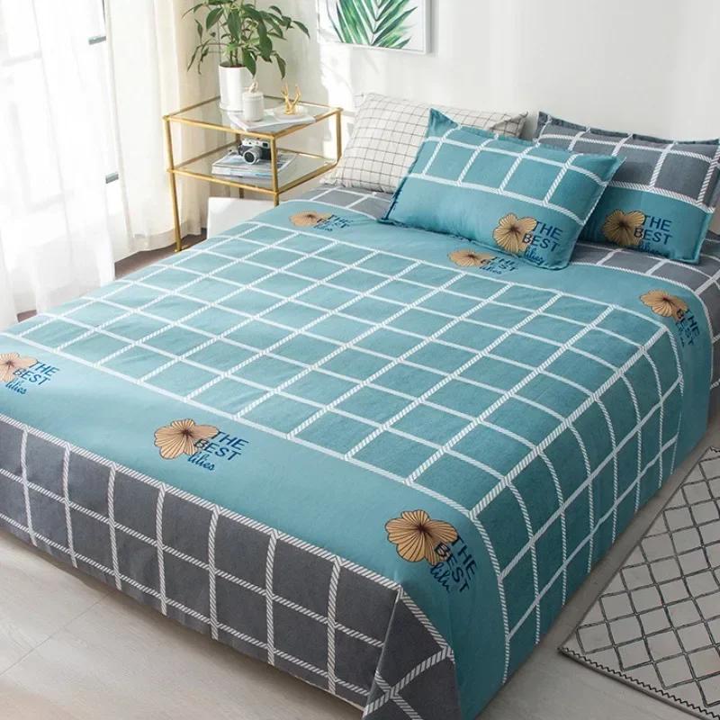 

1PC Flower Printed Fitted Bed Sheets Reactive Printed Sabanas Cama Matrimonial Single/Queen/King Mattress Cover Double Bedsheets 120x210cm sheet