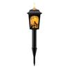 Takasho Solar Light, Alice in Wonderland Silhouette Light, Black, Outdoor Garden Light, Waterproof, Resin and Glass, TA-L02
