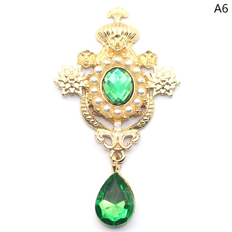 Water Drop Brooches Buttons Sewing Alloy Button Decor Accessories Diy Wedding