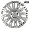 Active RC Hubcaps Silver 15", 4 Pcs.