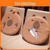 Seat Cushion Capybara Office Thick Cartoon Chair Pad Capybara Backrest Pillow