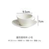 White Ceramic Coffee Cup and Saucer Set Irregular Water Cup Milk Tea Cups Couple Mugs Afternoon Tea Cup Milk Mugs Tea Mug