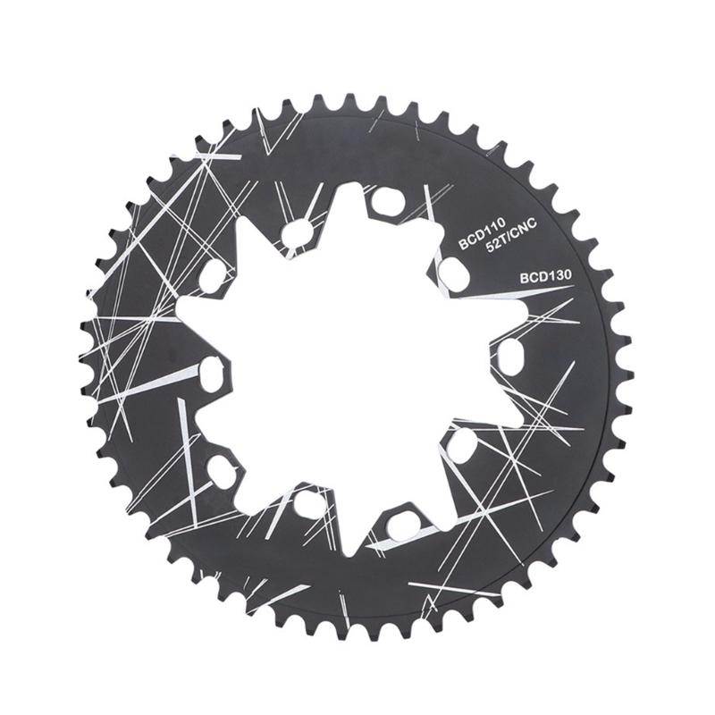 Falträder Kettenblatt 52Z/54Z/56Z/58Z/60Z Kettenblatt Schmale Breite Zähne Kettenrad Aluminiumlegierung Fahrräder Kettenblatt