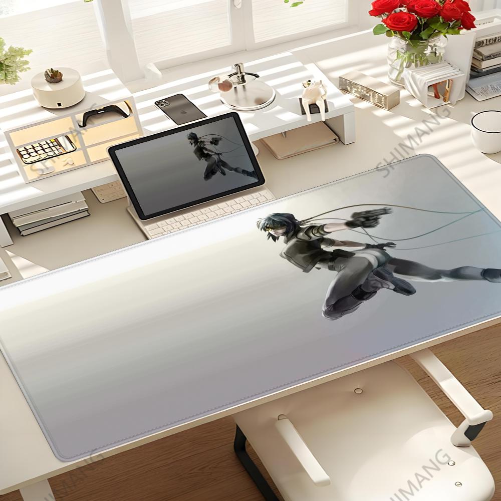 GGhost In the Shell Mouse Pad Nonslip Thickened MousePad Large Writing Lockedge Office Student Gaming Cushion