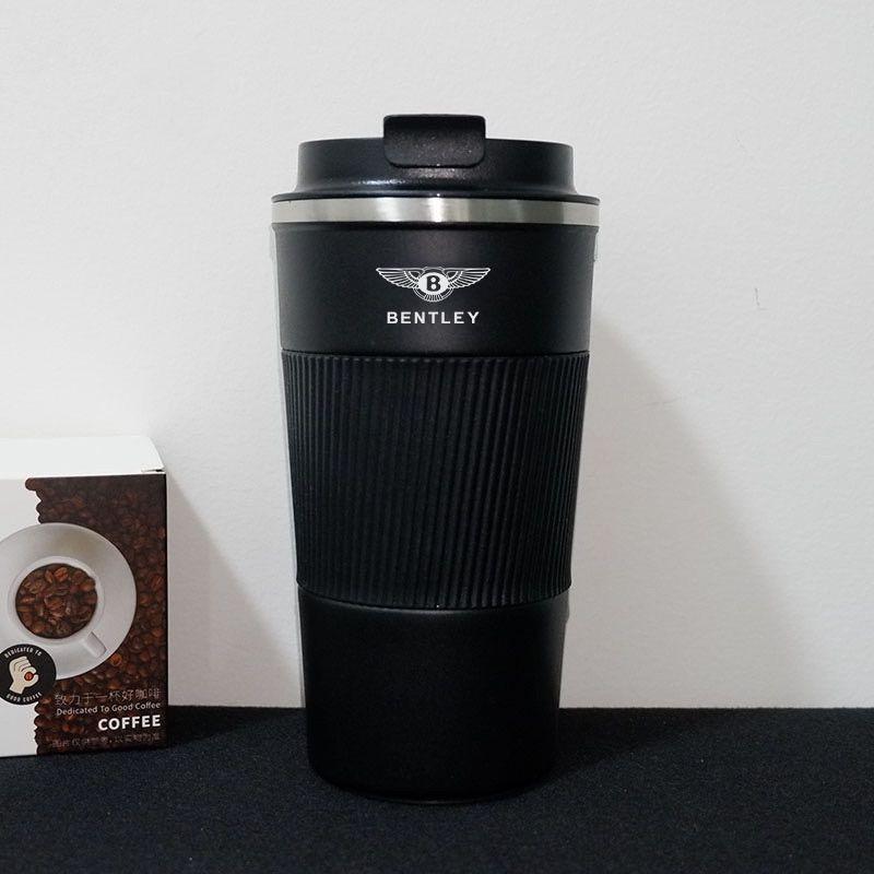 

Stainless Steel Coffee Tumbler Thermos Cup Portable Travel Thermal Mug For New Bentley Flying Spur Continental GT Bentayga чёрный