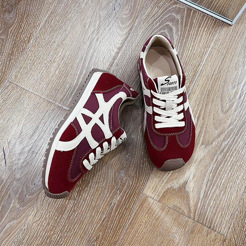 Leather women's shoes autumn shoes women's new versatile retro sports women's casual women