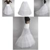 Stylish Wedding Dress Petticoat With Single Steel Hoop And Delicate Frilled Hemline