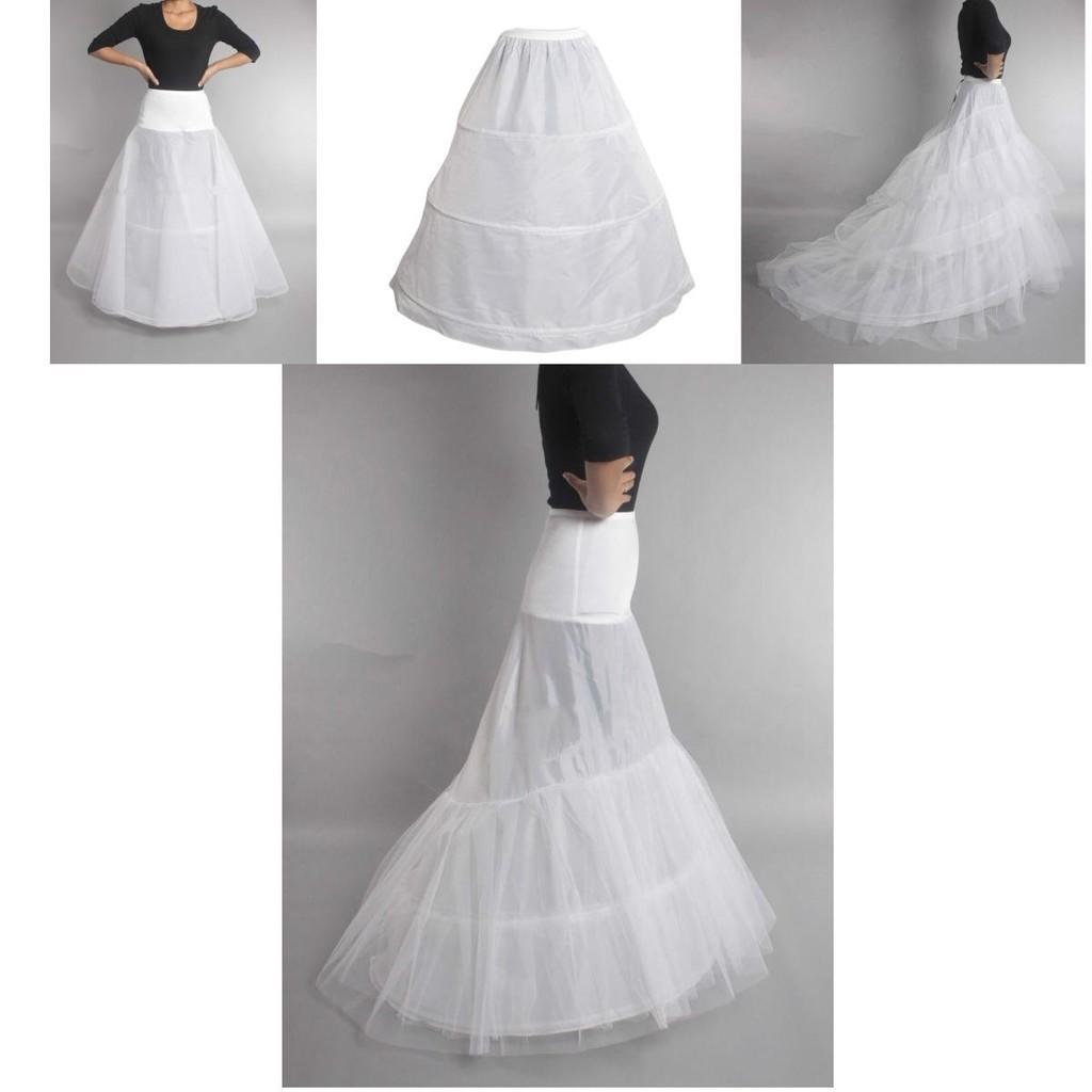 Stylish Wedding Dress Petticoat With Single Steel Hoop And Delicate Frilled Hemline