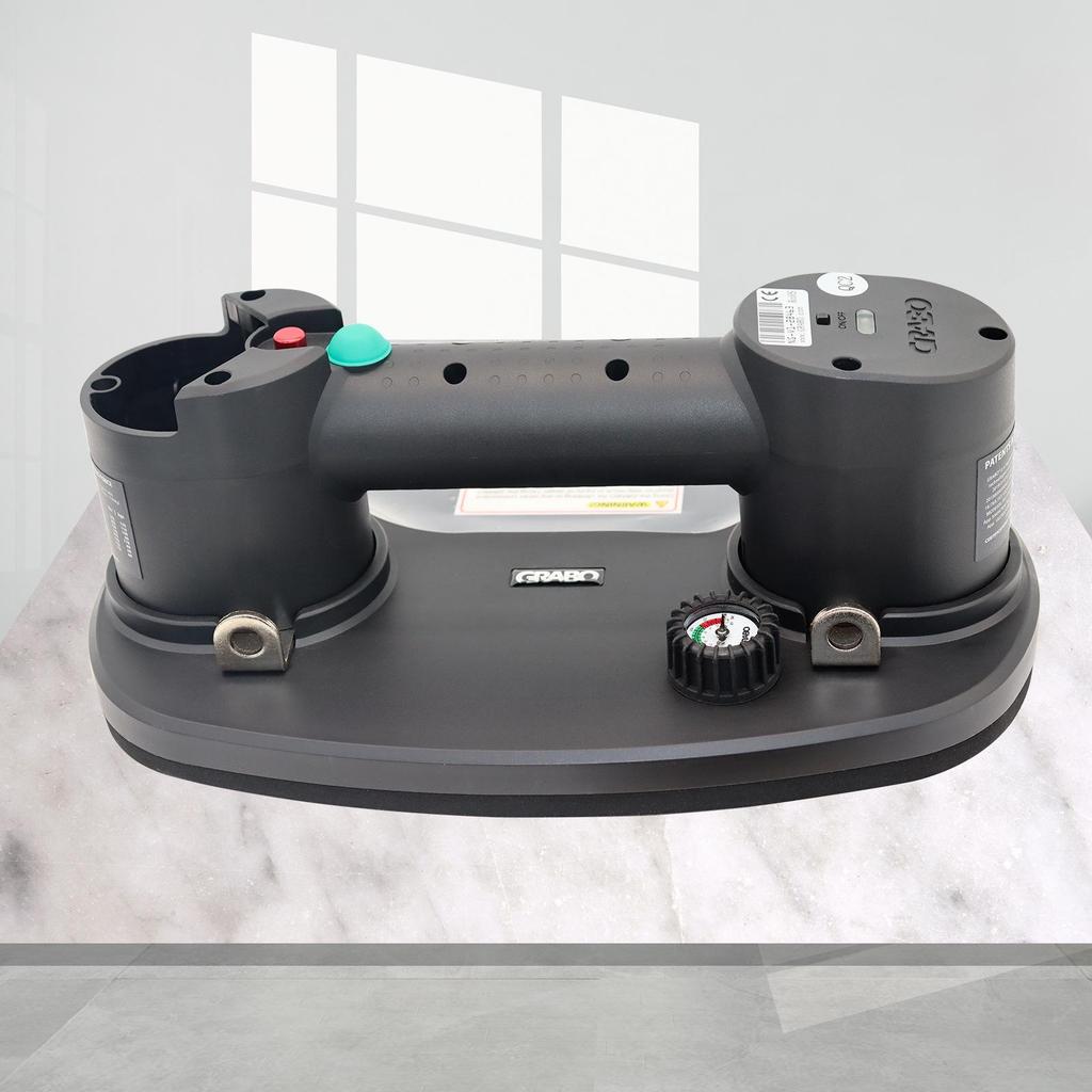 GRABO Electric Vacuum Suction Cup for Marble, Tile, Glass, and Stone Handling