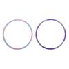 Weighted Fitness Hoop 6 Section Detachable Dual Color Abdomen Waist Slimming Exercise Hoop
