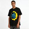 Astronaut Jet Moto Graphic Print Cool Casual Short Sleeve T-Shirt Pure cotton T-shirt