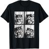 Cute Tigers with Sunglasses Cool Feline Animals Photo Booth T-Shirt