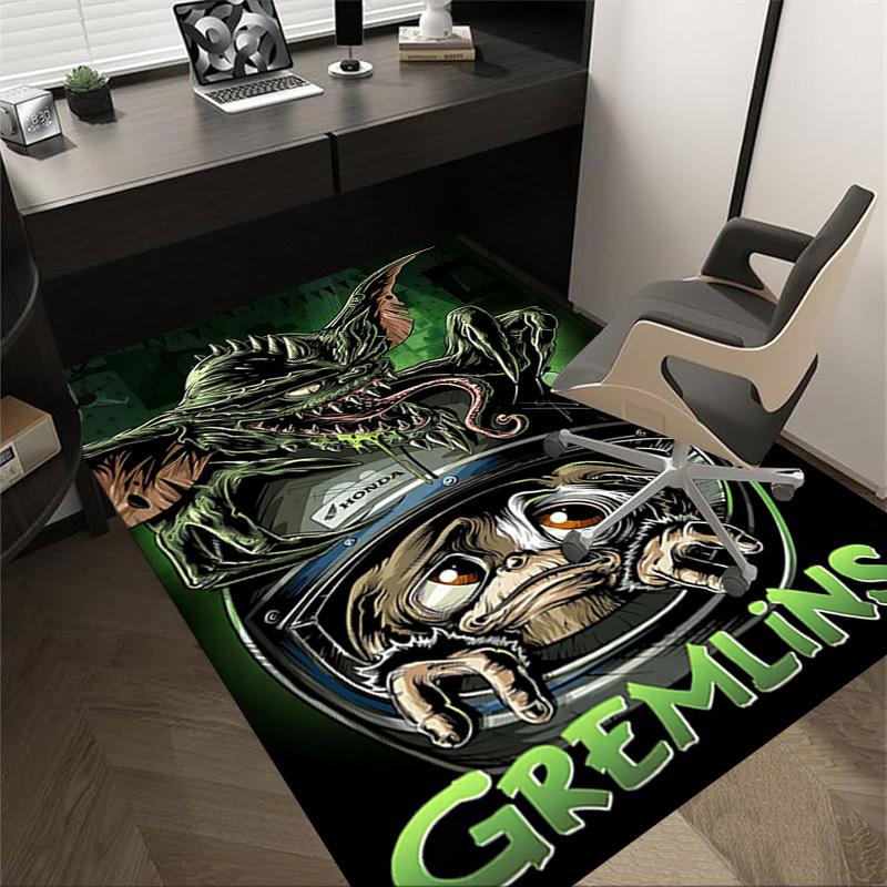 

1pc gremlins motorcycle Carpet, Office Rug Outdoor Mat Home Decor Area Carpet Festival 60cm by 90cm