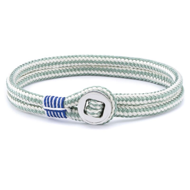 

PIG & HEN Dondino Bracelet - Cream X Atlas Green X Silver ML