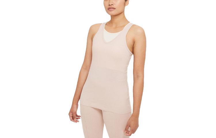 Nike Tank Tops Women s Soft Orange V Neck Moderate Other DA0805-207 S