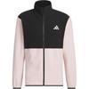 Adidas Three-In-One Fleece Jacket Women Jacket Sand Brown Pink JM9143