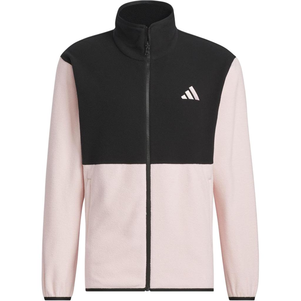 Adidas Three-In-One Fleece Jacket Women Jacket Sand Brown Pink JM9143