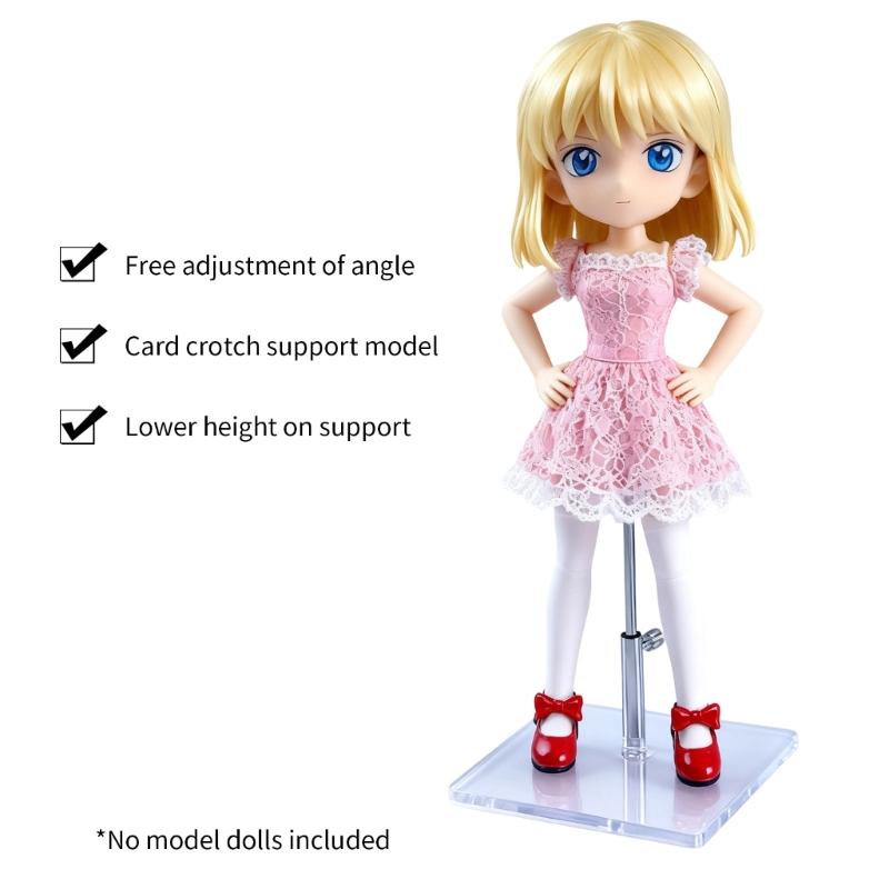 Height Customizable Doll Support Stand Stable Crotch Support Mechanism MultiPurpose Model Figure Display Holder Base