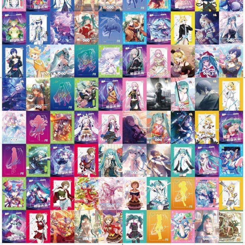 Hatsune Miku Card Character Card Anime Peripheral Whole Box Collection Card Exquisite Children's Gifts Toys Bookmark Postcard