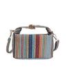 New Bags Women's Woven Sweet Commuter Straw Bag Small Square Bag Shoulder Bag Diagonal Straddle Women's Bag Cute Messenger Bag