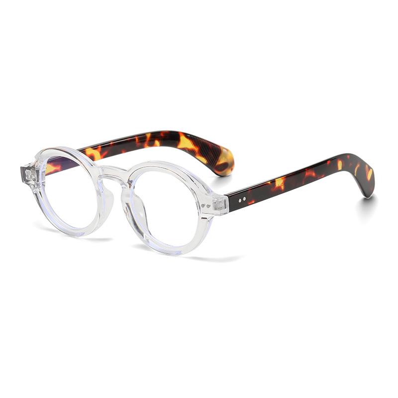 Jett 5171 Women's Polarized Round Frame Rivet Sunglasses - Trendy Street Style