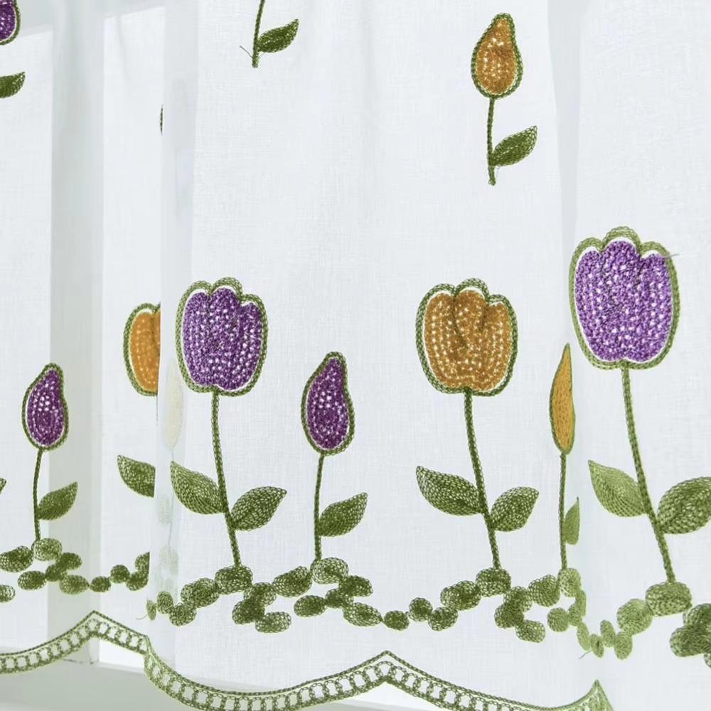39.4x19.7 Inch Sheer Valance Curtain Window Drape Shades  Living Room Decoration